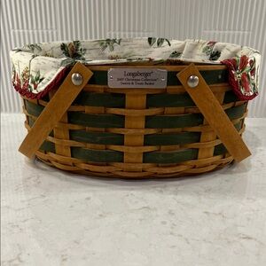 Longaberger 2007 Christmas Collection Sweets & Treats Basket